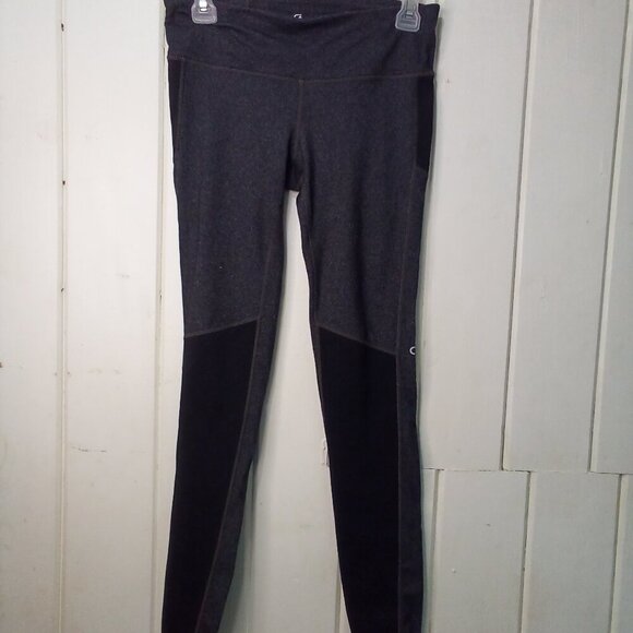 Gap Fit Leggings Women S Active Athletic Gray Black - Picture 2 of 15